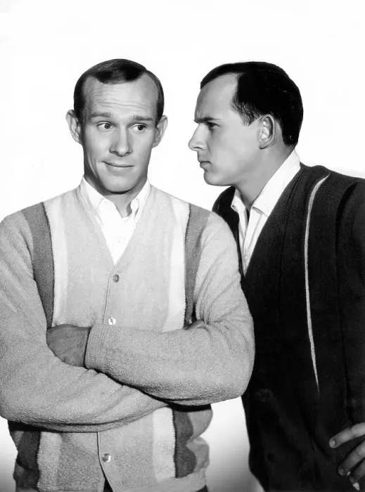 Framed Print : THE SMOTHERS BROTHERS SHOW, Tom Smothers, Dick Smothers, 1965-66