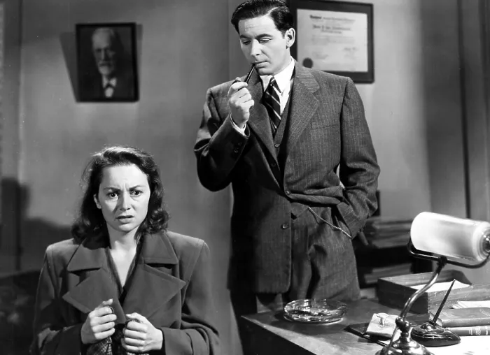 Framed Print : THE SNAKE PIT, Olivia de Havilland, Leo Genn, 1948, TM and Copyright 20th Century Fox Film Corp. All rights reserved. Courtesy: Everett Collection
