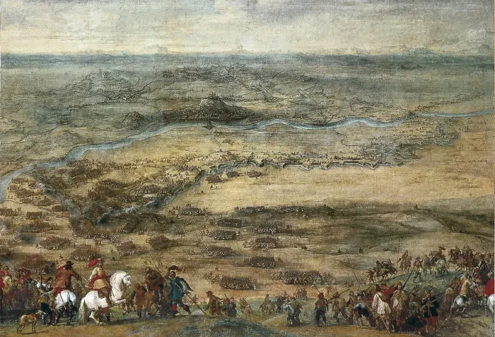 Framed Print : SNAYERS, Peter (1592-1667). The Relief of the Fortress of Lerida. 1646. Flemish art. Oil on canvas. SPAIN. Madrid. Prado Museum