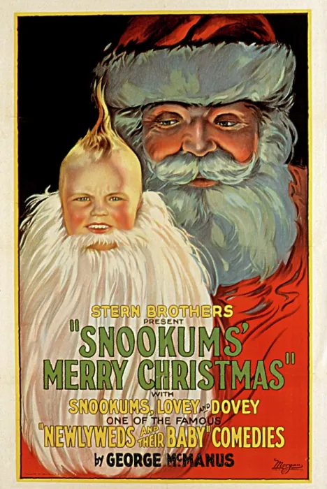 Framed Print : SNOOKUMS MERRY CHRISTMAS, Snookums, Lawrence McKeen, 1922