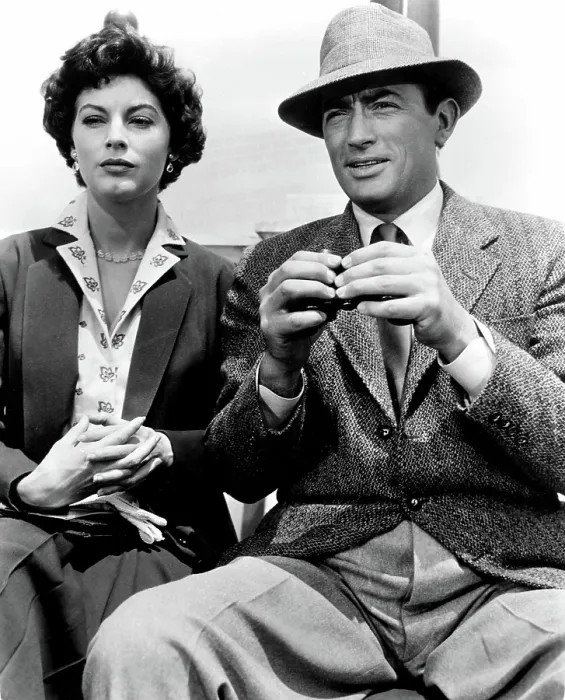 Framed Print : THE SNOWS OF KILIMANJARO, Ava Gardner, Gregory Peck, 1952