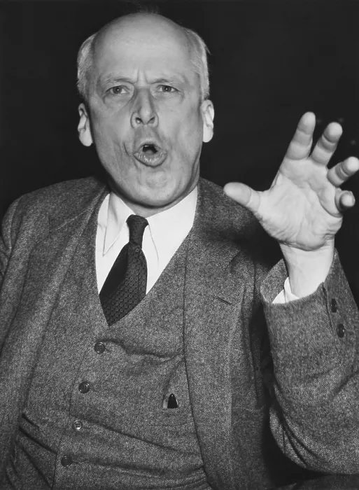 Framed Print : Socialist Norman Thomas before the House Foreign Affairs Committee, Jan. 22, 1941. Thomas testified that the Lend Lease Bill would give President Roosevelt too much power