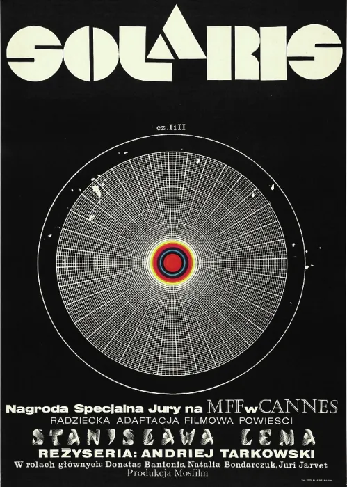 Framed Print : SOLARIS, (aka SOLYARIS), Polish poster art, 1972