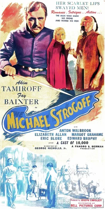 Framed Print : THE SOLDIER AND THE LADY, (aka MICHAEL STROGOFF), US re-release poster art, top from left: Akim Tamiroff, Elizabeth Allan, Constantine Romanoff; bottom far left: Anton Walbrook Framed Print : THE SOLDIER AND THE LADY, (aka MICHAEL STROGOFF), US re-release poster art, top from left: Akim Tamiroff, Elizabeth Allan, Constantine Romanoff; bottom far left: Anton Walbrook