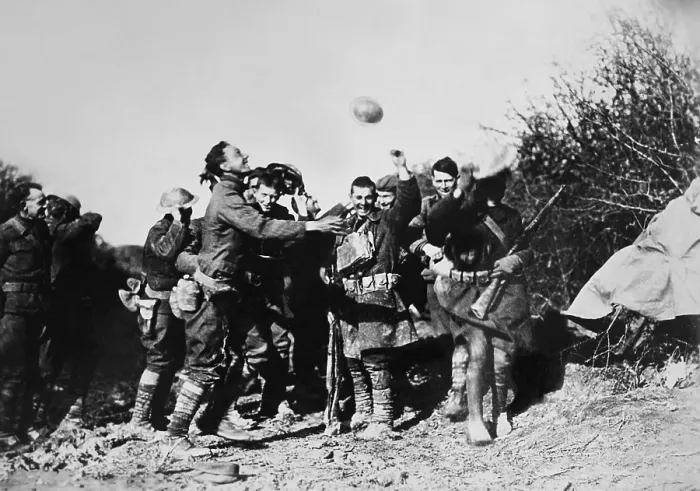 Framed Print : US soldiers of the 6th Division Infantry, celebrate the Armistice, Nov. 11, 1918. The 6th Division fought in the Meuse-Argonne offensive immediately before the signing Framed Print : US soldiers of the 6th Division Infantry, celebrate the Armistice, Nov. 11, 1918. The 6th Division fought in the Meuse-Argonne offensive immediately before the signing