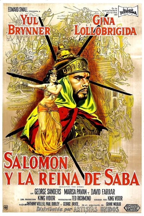 Framed Print : SOLOMON AND SHEBA, (aka SALOMON Y LA REINA DE SABA, Argentine poster, from left: Gina Lollobrigida, Yul Brynner, 1959) Framed Print : SOLOMON AND SHEBA, (aka SALOMON Y LA REINA DE SABA, Argentine poster, from left: Gina Lollobrigida, Yul Brynner, 1959)