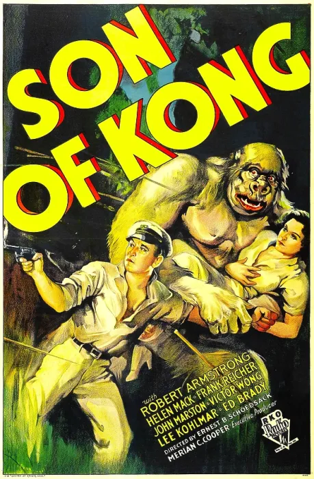 Framed Print : THE SON OF KONG, from left: Robert Armstrong, Helen Mack, 1933