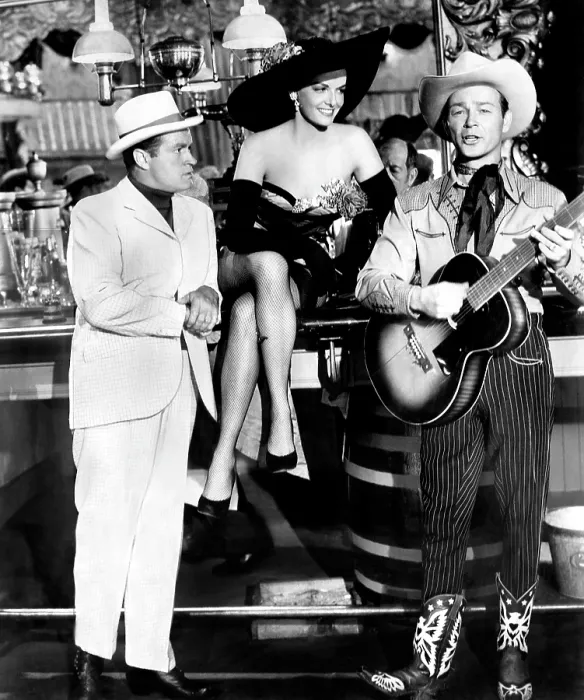 Framed Print : SON OF PALEFACE, Bob Hope, Jane Russell, Roy Rogers, 1952