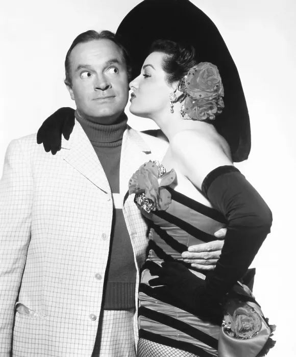 Framed Print : SON OF PALEFACE, from left: Bob Hope, Jane Russell, 1952