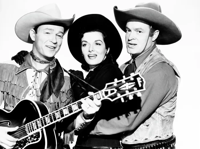 Framed Print : SON OF PALEFACE, Roy Rogers, Jane Russell, Bob Hope, 1952