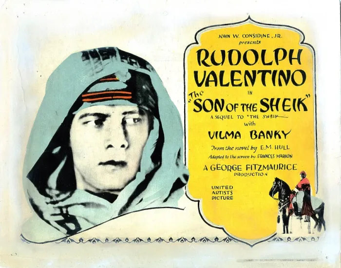 Framed Print : THE SON OF THE SHEIK, US lobbycard, Rudolph Valentino, 1926 Framed Print : THE SON OF THE SHEIK, US lobbycard, Rudolph Valentino, 1926