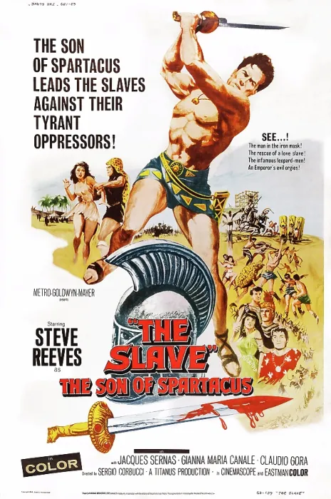Framed Print : THE SON OF SPARTACUS, (aka THE SLAVE, aka IL FIGLIO DI SPARTACUS), US poster, Steve Reeves (top left), 1962 Framed Print : THE SON OF SPARTACUS, (aka THE SLAVE, aka IL FIGLIO DI SPARTACUS), US poster, Steve Reeves (top left), 1962