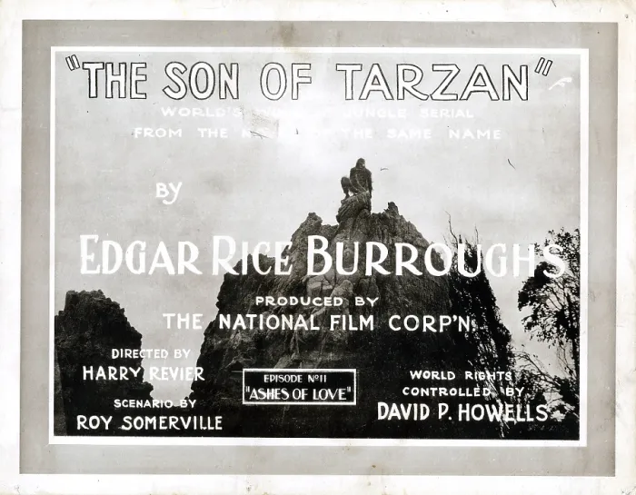 Framed Print : THE SON OF TARZAN, title lobbycard, 1920