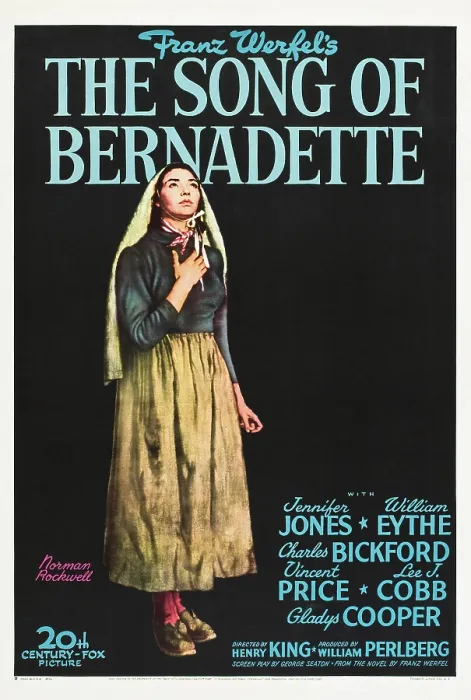 Framed Print : THE SONG OF BERNADETTE, Jennifer Jones, 1943. TM and Copyright 20th Century Fox Film Corp. All rights reserved. Courtesy: Everett Collection