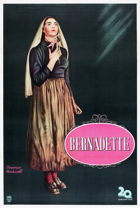 Framed Print : THE SONG OF BERNADETTE, Jennifer Jones on Argentinian poster art, 1943, TM and Copyright 20th Century Fox Film Corp. All rights reserved. / courtesy Everett Collection Framed Print : THE SONG OF BERNADETTE, Jennifer Jones on Argentinian poster art, 1943, TM and Copyright 20th Century Fox Film Corp. All rights reserved. / courtesy Everett Collection