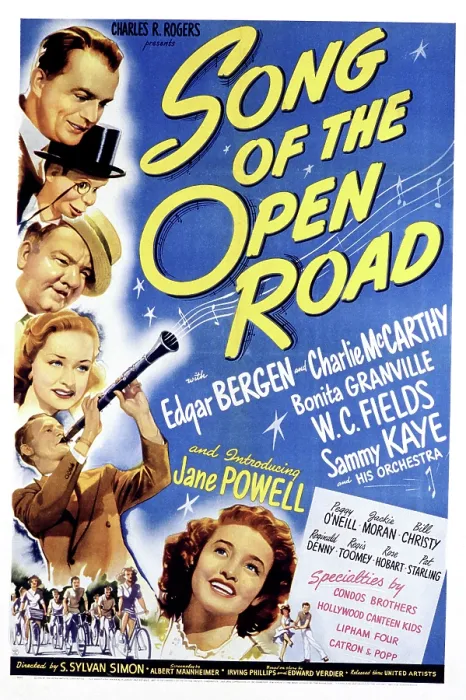Framed Print : SONG OF THE OPEN ROAD, (top to bottom), Edgar Bergen, Charlie McCarthy, W.C. Fields, Bonita Granville, Sammy Kaye, Jane Powell, 1944 Framed Print : SONG OF THE OPEN ROAD, (top to bottom), Edgar Bergen, Charlie McCarthy, W.C. Fields, Bonita Granville, Sammy Kaye, Jane Powell, 1944