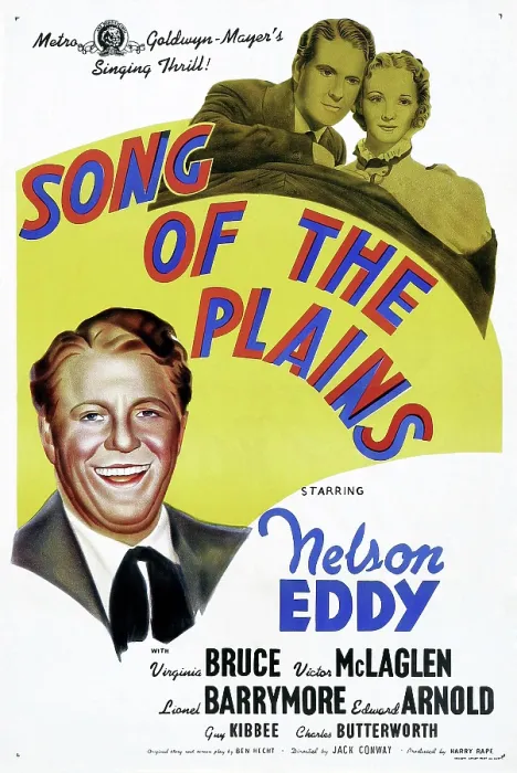 Framed Print : SONG OF THE PLAINS, (aka LET FREEDOM RING), Australian poster, top left: Nelson Eddy, Virginia Bruce, bottom left: Nelson Eddy, 1939