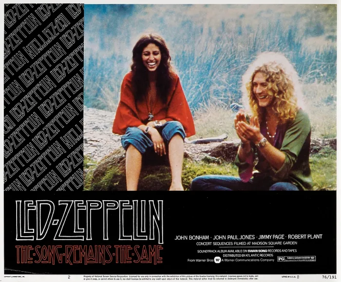 Framed Print : THE SONG REMAINS THE SAME, Robert Plant, 1976 Framed Print : THE SONG REMAINS THE SAME, Robert Plant, 1976