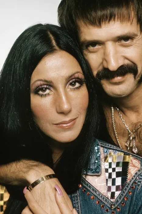 Framed Print : THE SONNY AND CHER COMEDY HOUR, from left: Sonny Bono, Cher, (1973), 1971-1974