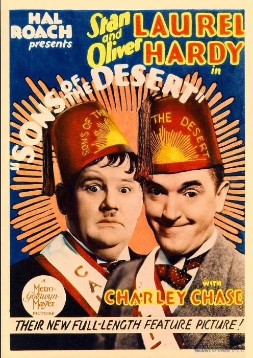 Framed Print : SONS OF THE DESERT, from left: Oliver Hardy, Stan Laurel, 1933 Framed Print : SONS OF THE DESERT, from left: Oliver Hardy, Stan Laurel, 1933