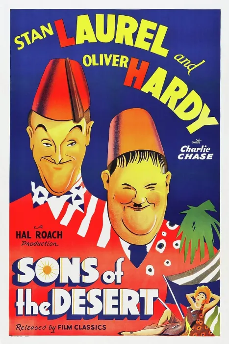 Framed Print : SONS OF THE DESERT, Stan Laurel, Oliver Hardy, 1933