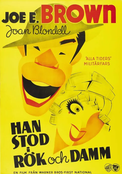 Framed Print : SONS O'GUNS, (aka HAN STOD I ROK OCH DAMM), l-r: Joe E. Brown, Joan Blondell on Swedish poster art, 1936 Framed Print : SONS O'GUNS, (aka HAN STOD I ROK OCH DAMM), l-r: Joe E. Brown, Joan Blondell on Swedish poster art, 1936