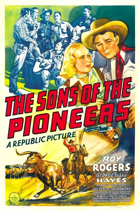 Framed Print : SONS OF THE PIONEERS, from top left: Sons of the Pioneers, Maris Wrixon, Roy Rogers, 1942 Framed Print : SONS OF THE PIONEERS, from top left: Sons of the Pioneers, Maris Wrixon, Roy Rogers, 1942