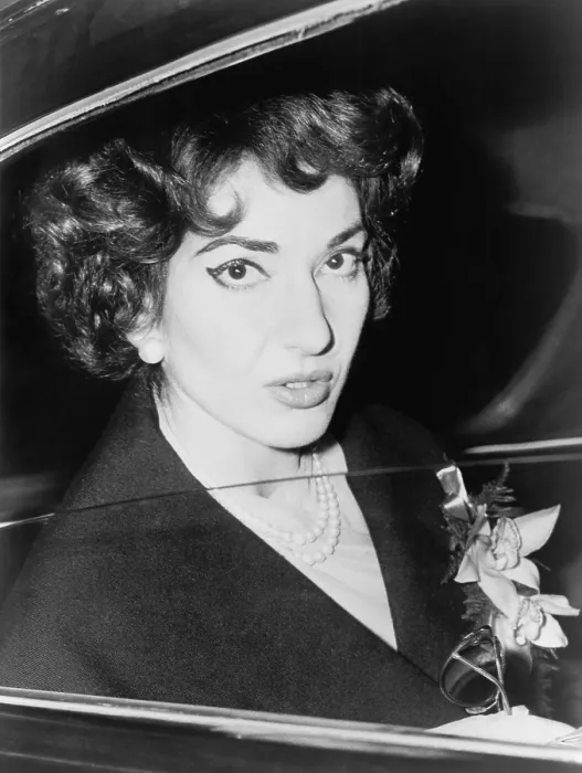 Framed Print : Soprano Maria Callas (1923-1977), seated in an automobile at Orly Airport, Paris, France in 1959 Framed Print : Soprano Maria Callas (1923-1977), seated in an automobile at Orly Airport, Paris, France in 1959