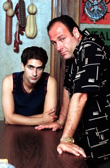 Framed Print : THE SOPRANOS, Michael Imperioli, James Gandolfini, (Season 1), 1999-2007 Framed Print : THE SOPRANOS, Michael Imperioli, James Gandolfini, (Season 1), 1999-2007