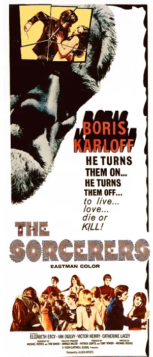 Framed Print : THE SORCERERS, Boris Karloff, 1967