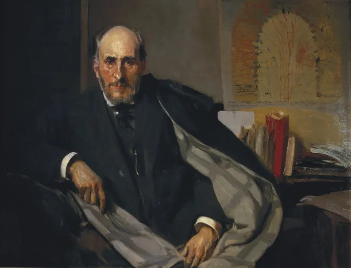 Framed Print : SOROLLA, Joaquin (1863-1923). Doctor Ramon y Cajal. 1906. Oil on canvas. SPAIN. Zaragoza. Diputacion General de Aragon Framed Print : SOROLLA, Joaquin (1863-1923). Doctor Ramon y Cajal. 1906. Oil on canvas. SPAIN. Zaragoza. Diputacion General de Aragon