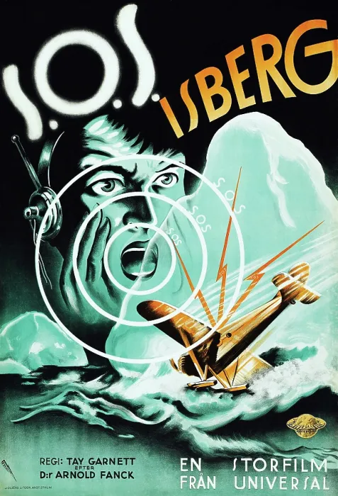 Framed Print : S.O.S. ICEBERG, (aka S.O.S. ISBERG), Swedish poster art, 1933 Framed Print : S.O.S. ICEBERG, (aka S.O.S. ISBERG), Swedish poster art, 1933