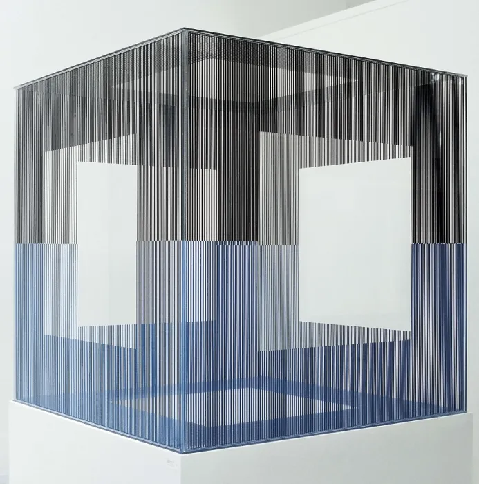 Framed Print : SOTO, Jess Rafael (1923). Rome's Cube. 1969. Plexiglas. Kinetic art. Sculpture. AISA / Everett Collection - Image has fine art copyright Framed Print : SOTO, Jess Rafael (1923). Rome's Cube. 1969. Plexiglas. Kinetic art. Sculpture. AISA / Everett Collection - Image has fine art copyright