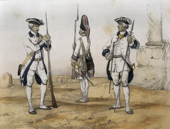 Framed Print : DE SOTTO, Serafin Maria, Earl of Clonard (1793 - 1862). Historia orgAnica de las armas de Infanteria y Caballeria espanolas. 1851 - 1859