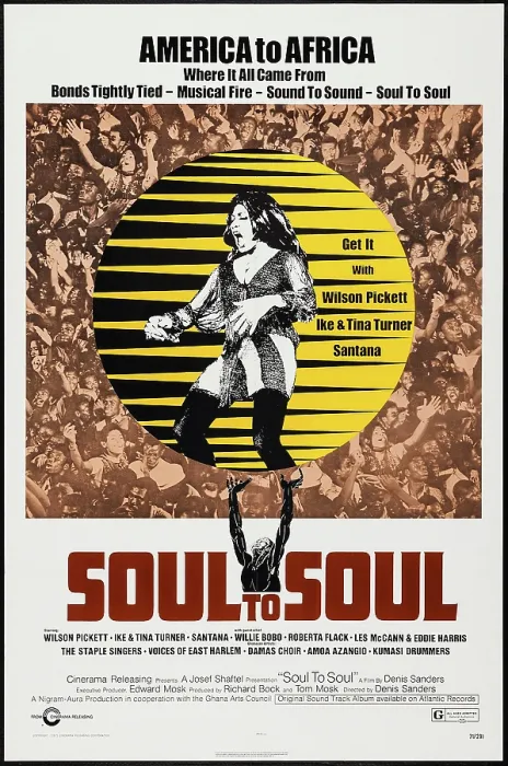 Framed Print : SOUL TO SOUL, US poster, Tina Turner, 1971