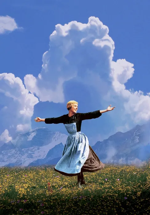 Framed Print : THE SOUND OF MUSIC, Julie Andrews, 1965. TM and Copyright 20th Century Fox Film Corp. All rights reserved. Courtesy: Everett Collection