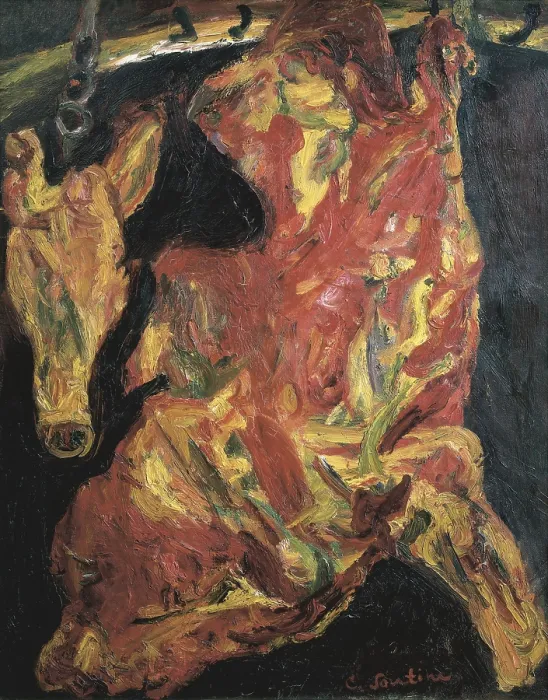 Framed Print : SOUTINE, Chaim (1894-1943). Ox and calf's head. 1925. Expressionism. Oil on canvas. FRANCE. Paris. Orangerie Museum Framed Print : SOUTINE, Chaim (1894-1943). Ox and calf's head. 1925. Expressionism. Oil on canvas. FRANCE. Paris. Orangerie Museum