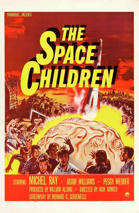 Framed Print : THE SPACE CHILDREN, US poster art, 1958
