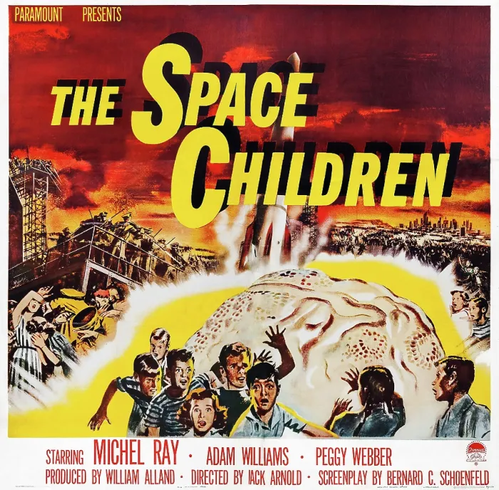 Framed Print : THE SPACE CHILDREN, US poster art, 1958