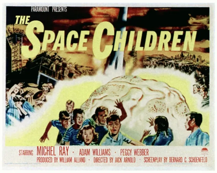 Framed Print : THE SPACE CHILDREN, poster art, 1958