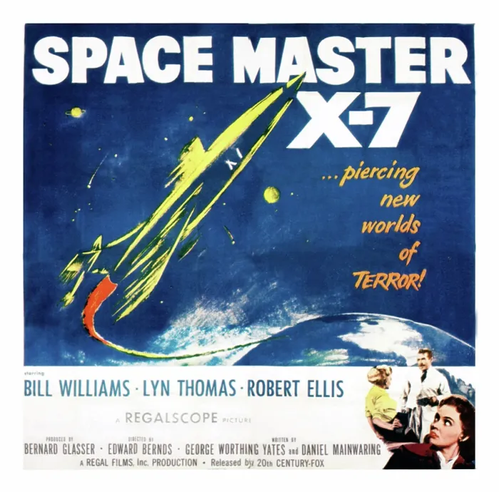 Framed Print : SPACE MASTER X-7, poster art, 1958, TM and Copyright 20th Century Fox Film Corp. All rights reserved. / courtesy Everett Collection