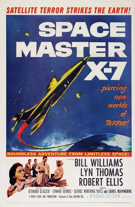 Framed Print : SPACE MASTER X-7, US poster, Lyn Thomas (bottom left), 1958, TM & Copyright 20th Century Fox Film Corp. / courtesy Everett Collection