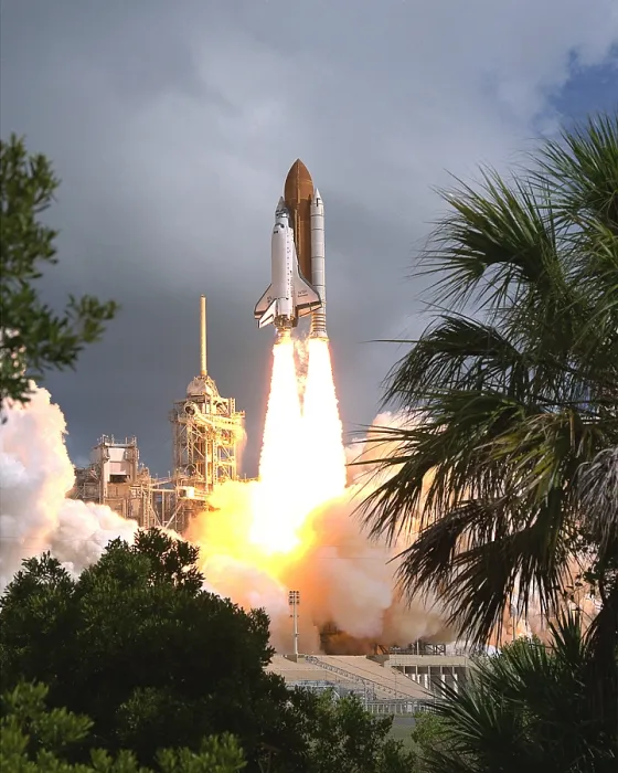 Framed Print : Space shuttle Endeavour launch was the 57th Space Shuttle mission. June 21, 1993
