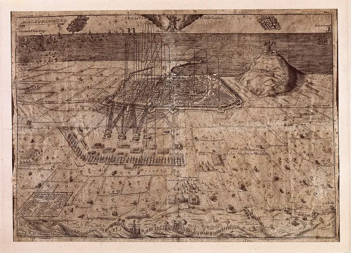 Framed Print : Spain (17th c.). Catalan Revolt or Reapers War (1652). Barcelona besieged from sea and land by the troops of Felipe IV. SPAIN. Barcelona. Barcelona City History Museum Framed Print : Spain (17th c.). Catalan Revolt or Reapers War (1652). Barcelona besieged from sea and land by the troops of Felipe IV. SPAIN. Barcelona. Barcelona City History Museum