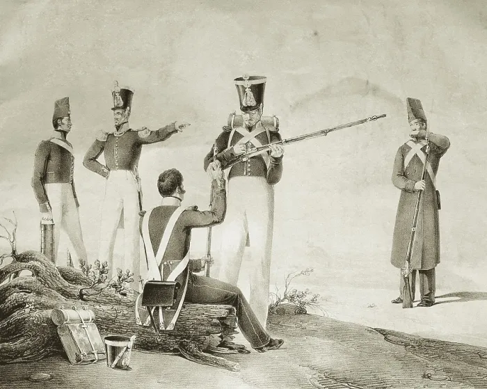 Framed Print : Spain (1830). Provincial Militia. Litography. SPAIN. Madrid. Romantic Museum. AISA / Everett Collection**US SALES ONLY** Framed Print : Spain (1830). Provincial Militia. Litography. SPAIN. Madrid. Romantic Museum. AISA / Everett Collection**US SALES ONLY**