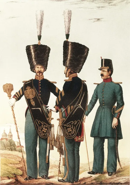 Framed Print : Spain (1853). Infantry soldiers. Litography. FRANCE. Paris. National Library. AISA / Everett Collection**US SALES ONLY**