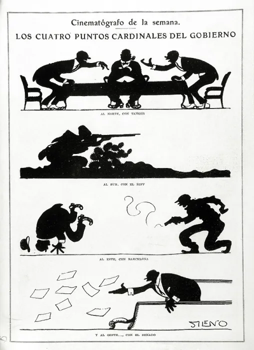 Framed Print : Spain (1923). Magazine 'Blanco y Negro' (July 1st1923)