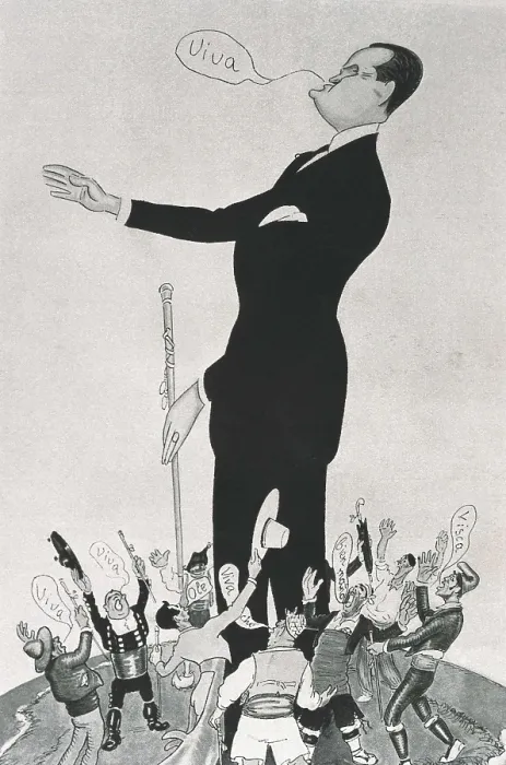 Framed Print : Spain (1925). The mayor of Madrid Count of Vallellano. Caricature published in 'La Esfera' (13th January 1925). AISA / Everett Collection**US SALES ONLY** Framed Print : Spain (1925). The mayor of Madrid Count of Vallellano. Caricature published in 'La Esfera' (13th January 1925). AISA / Everett Collection**US SALES ONLY**