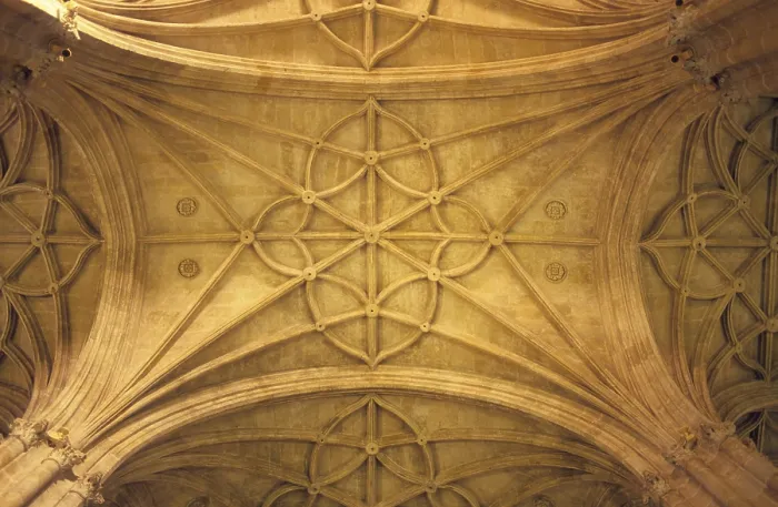 Framed Print : SPAIN. Almeria. Cathedral. Vault of the main nave. Renaissance art. Architecture. - Lucas Vallecillos / Iberfoto / Everett Collection (595235)**US SALES ONLY**