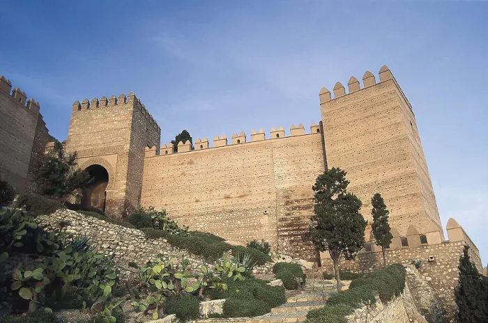 Framed Print : SPAIN. ANDALUSIA. ALMERIA. Almera. Arabian citadel (955). Hispano-Moresque art. Architecture. AISA / Everett Collection**US SALES ONLY**